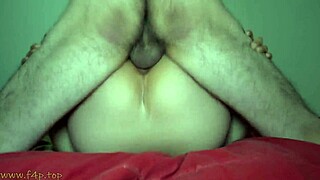 Neighbor pounds my ass hard, making me moan loudly