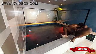 I took my friend's wife to the hotel for the first time and fucked her big pussy