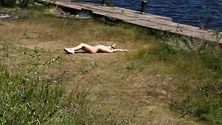 nude shooting adventure at abandoned military base on totleben island 3 😲