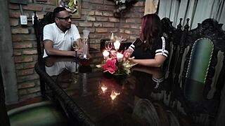 what's the best way to celebrate a deal than fucking a big-titted business partner hard