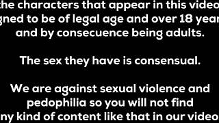 Stepson fucks stepfather fast with hard cock in animated loop