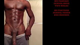 My sexual fantasy is to have two males, but I mean shemales or something