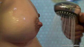 Wow, this mature milf is making him feel so good with her handjob!