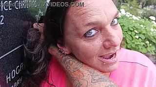 Does This Homemade MILF Throat Cock Outdoors?