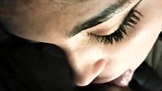 petite teen prostitute sucks uncle's cock in bed passionately