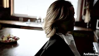 Cute teen agent fucked by pervert buyer in reality