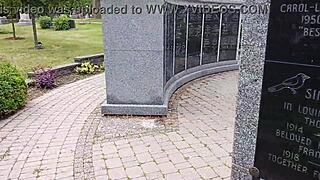 Does This Homemade MILF Throat Cock Outdoors?