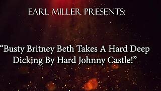 Britney Beth gets a hard deep dicking from Johnny Castle in doggystyle.