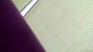 Greedy anal session with monster cock in stockings, showing the damage afterward