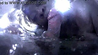 does lisa rivera swallow don whoe's dick in the jacuzzi like a milf pornstar?