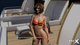 Tight Swimsuit Teen 18+ Fucks In Cabin During Waterworld Parody