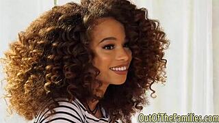 lil ebony stepdaughter teen 18+ rides monster cock hard in hardcore session with facial