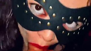 latina deepthroats until cum in mouth!