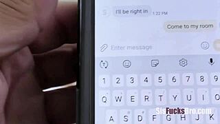 Bored Diana Grace Stepsis Bangs Him