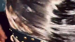 latina deepthroats until cum in mouth!