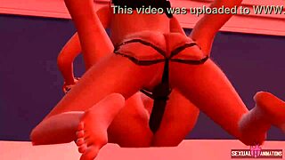 Straight Girl Engages in Lesbian Sex Thinking It's Her Boyfriend in Hot 3D Animations