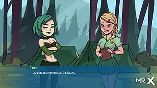 i'm groping the counselor's chest in this anime hentai game, but it's so uncensored