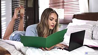 busty babe and her girlfriend chat while boss calls - jayden cole and gizelle blanco