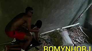 Ebony Prostitute's Anal Webcam Voyeur Show