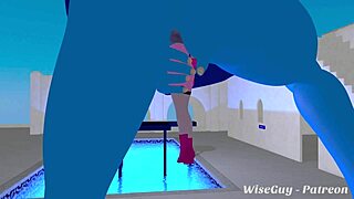 Giantess Blue Daimond and Spinel Fuck in POV!