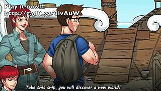 a gay harem adventure unfolds in anime style part 01