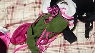 these gay panties at my friend's house are so interesting.