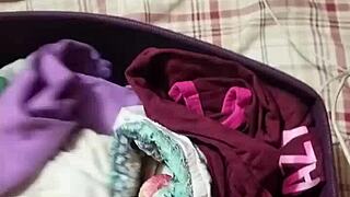 these gay panties at my friend's house are so interesting.