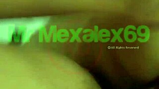 Mexican teen's intense orgasm from deep anal pounding