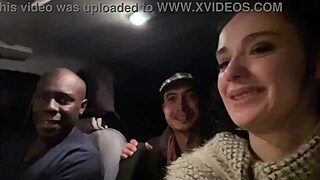 Alice Drake Takes Intense Anal and DP from Stranger and Joss Lescaf