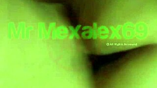 Mexican teen's intense orgasm from deep anal pounding