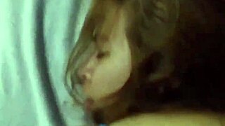 vianey in blue lingerie gets bent over for doggystyle