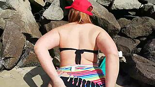 i fucked my cousin's big ass on the beach with a huge cumshot