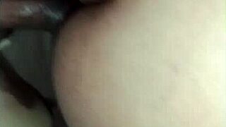 Watch the amateur get bent over in doggystyle, take cock deep, and cumshot on pussy homemade