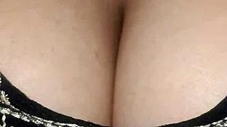 indian girlfriend moans about my huge cock while fucking