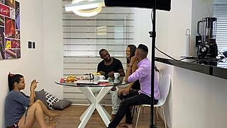 sandy cortez, mature boss, relieves stress by taking monster cocks from employees in anal and oral scenes