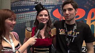 i saw fionnaandjimmy on chaturbate at ae expo, her big asian tits bouncing for amateurs