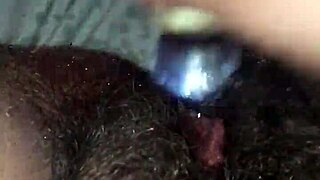 Squirting on my nice glass dildo