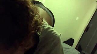 Why is this whore sucking my dick so eagerly?