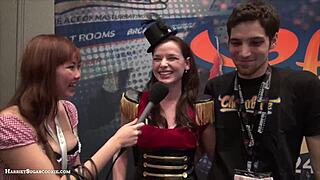 i saw fionnaandjimmy on chaturbate at ae expo, her big asian tits bouncing for amateurs