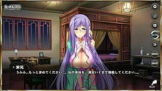 In a vivid anime tale, 黄忠 from 真恋姫夢想 dominates in 天下統一伝