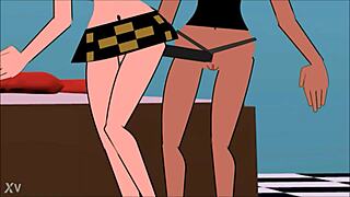 cena-01 amateur lesbian uses strapon to fuck teen partner 😏