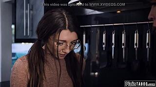 Brunette got rubbed by roommate's girlfriend until she squirted. It was wild watching her climax!