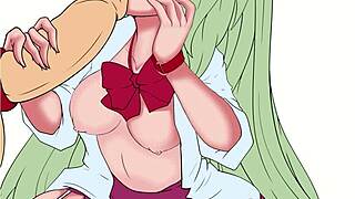 hotaruchan gives detailed blowjob to her favorite sempai with monster cock