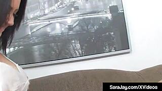 Pawg Milf Sara Jay Explores Intense Scissoring And Licking!