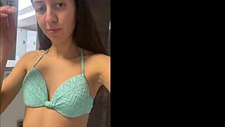 Dressing Up in Public Gym Changing Room Caught on Cam