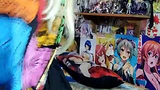 a rich night of halloween with shemale pt3