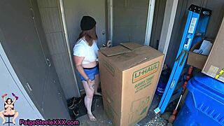 Who's this cockslut getting a special doggystyle delivery?