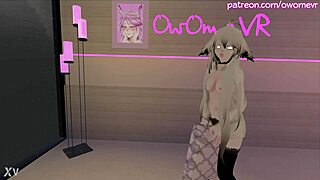 Horny Cat Girl Humps Pillow Till She Cums In Vrchat Erp