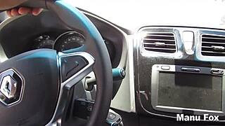 Paid Uber with a Hot Outdoor Blowjob