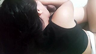 Girlfriend sucks best friend's cock. They fuck in doggystyle, record amateur video.